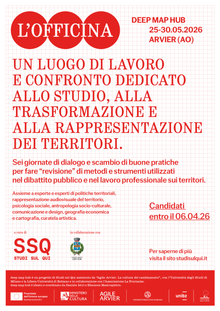 Nasce ad Arvier l’Officina di Studi sul Qui